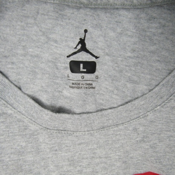 Air Jordan 7 Olympic Sz Large T Shirt Grey - Picture 3 of 5